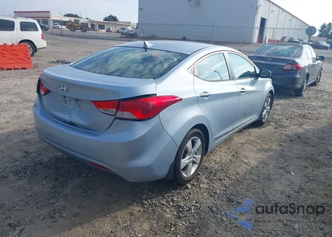 2012 Hyundai Elantra Gls (Ulsan Plant) z USA, uszkodzony, nr VIN KMHDH4AEXCU469312